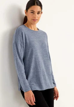 Superblød, langærmet jerseytop