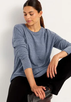 Superblød, langærmet jerseytop