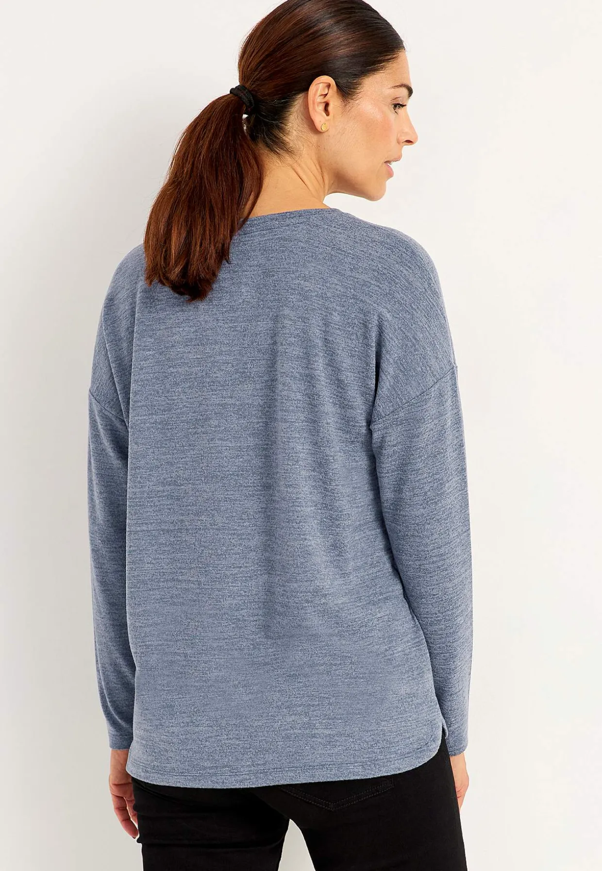 Superblød, langærmet jerseytop