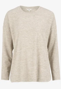 Superblød, langærmet jerseytop