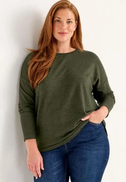 Superblød, langærmet jerseytop