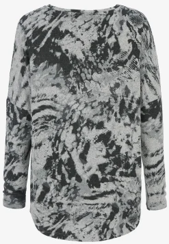 Superblød, mønstret jerseytop