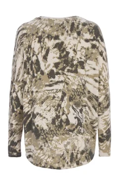 Superblød, mønstret jerseytop