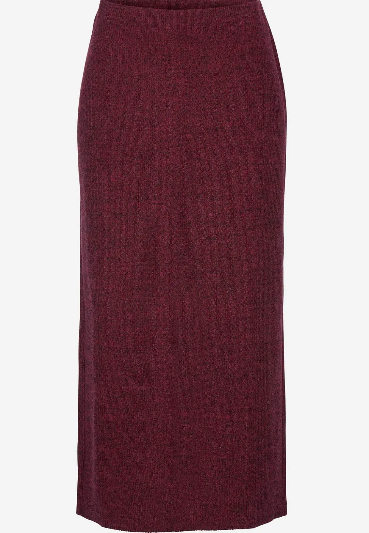 Superblød nederdel med slids Beata