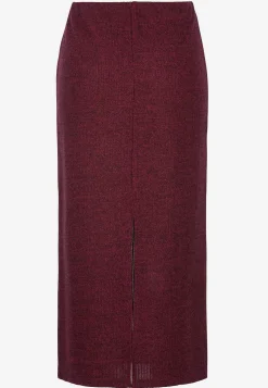 Superblød nederdel med slids Beata