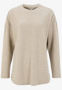 Superblød trøje med dekorativ midtersøm Beata