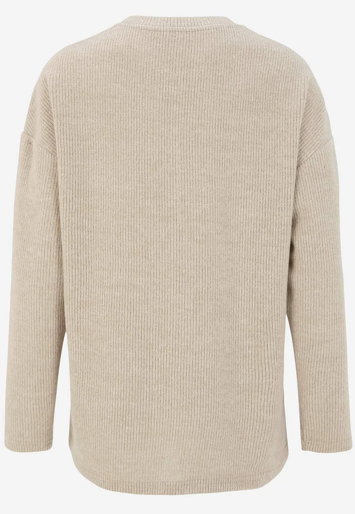 Superblød trøje med dekorativ midtersøm Beata