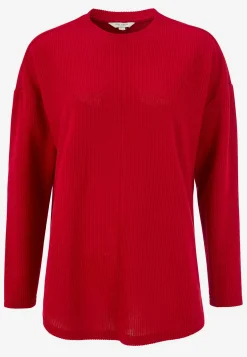 Superblød trøje med dekorativ midtersøm Beata