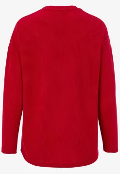 Superblød trøje med dekorativ midtersøm Beata