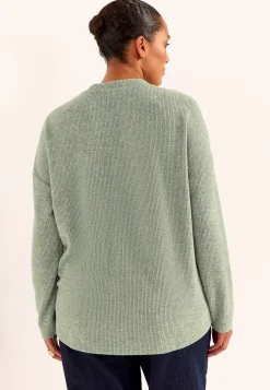 Superblød trøje med dekorativ midtersøm Beata