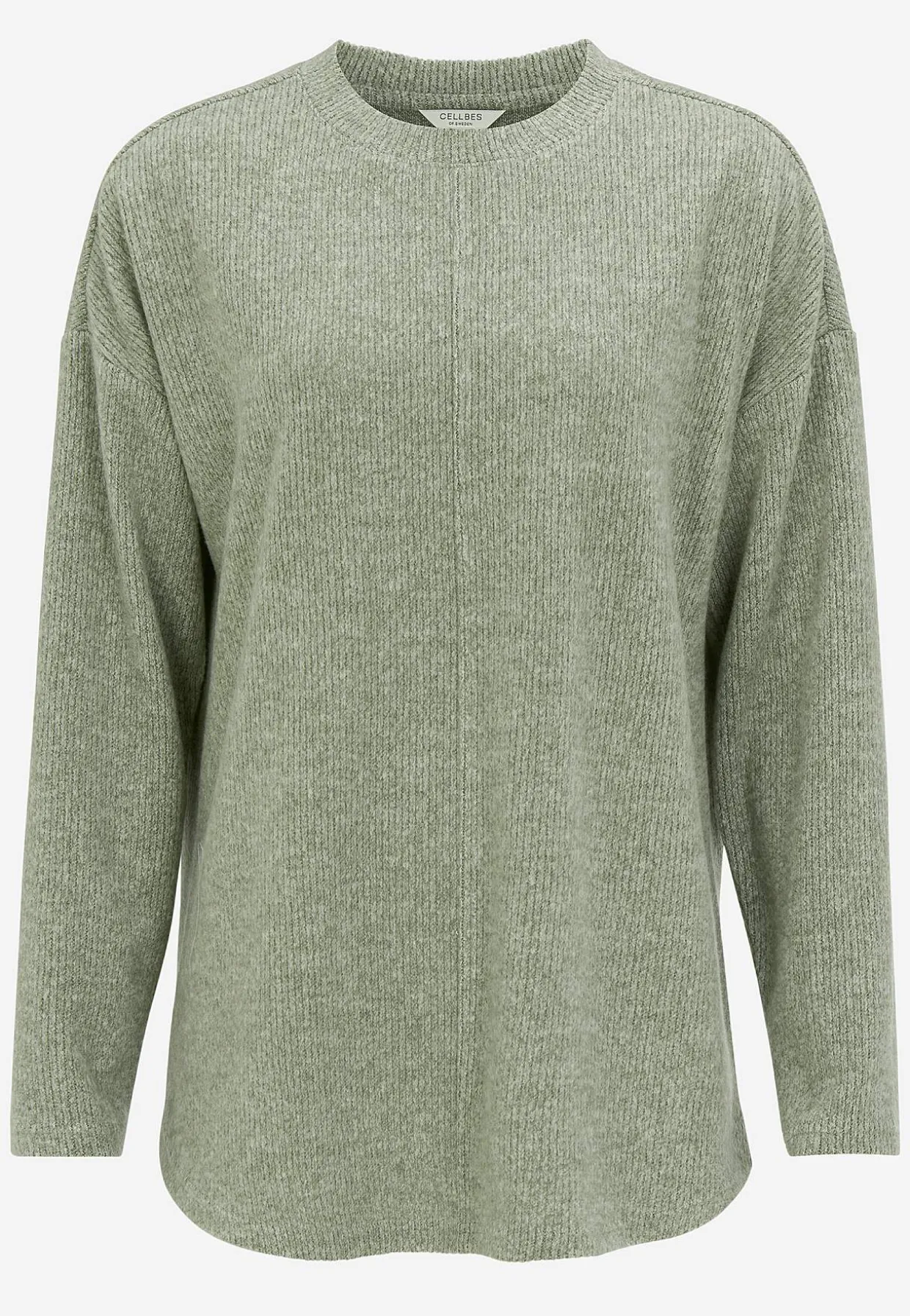 Superblød trøje med dekorativ midtersøm Beata