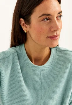 Superblød trøje med dekorativ midtersøm Beata