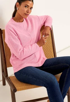 Superblød trøje med dekorativ midtersøm Beata | Cellbes