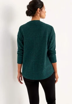 Superblød trøje med dekorativ midtersøm Beata