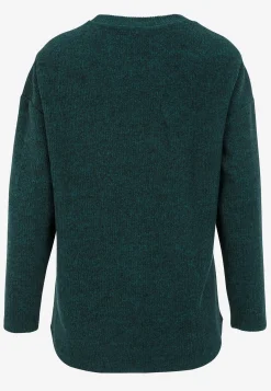 Superblød trøje med dekorativ midtersøm Beata