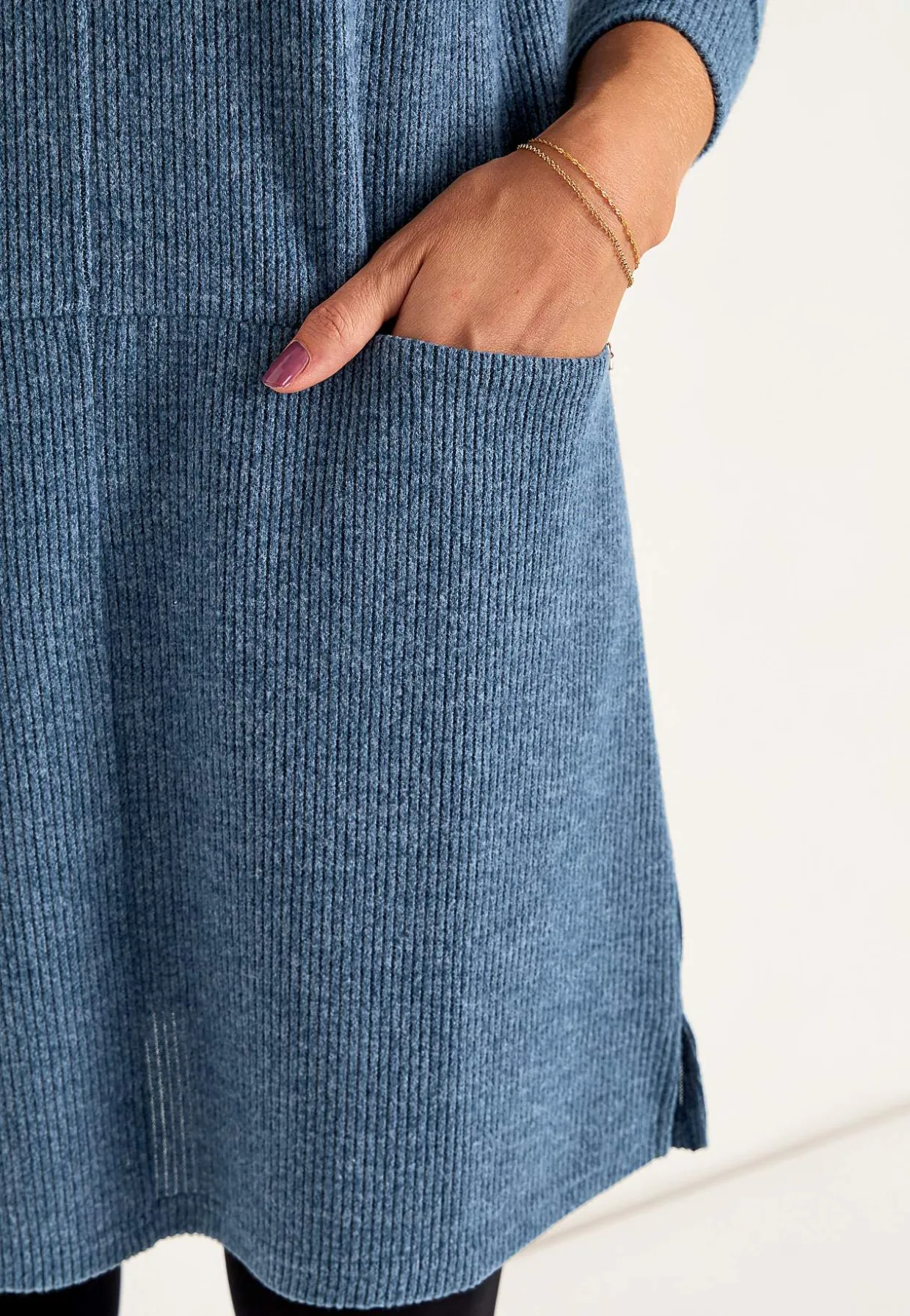 Superblød tunika med lommer Beata