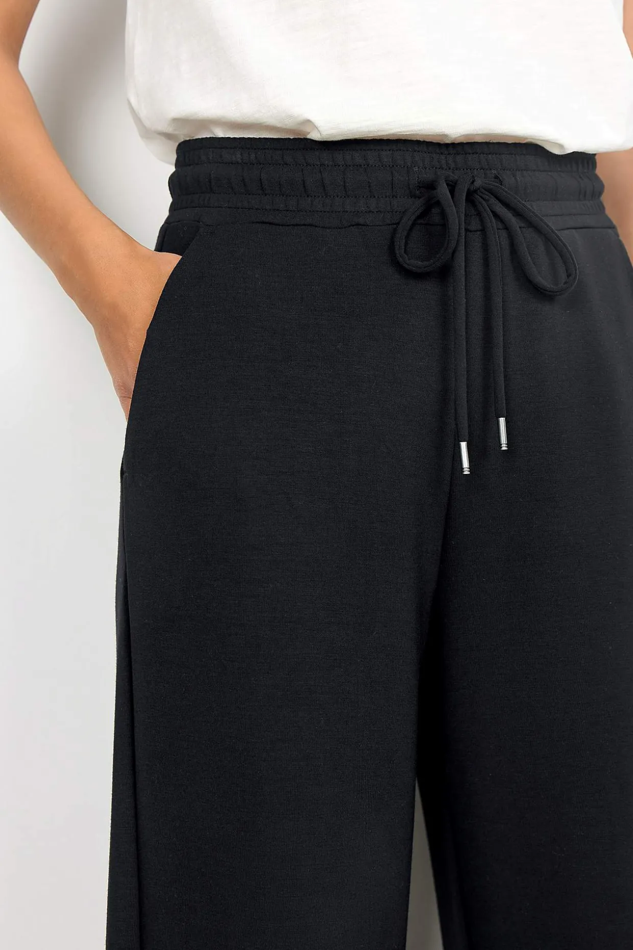 Superbløde jerseybukser i modalmiks