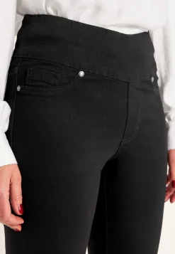 Superkomfortable ankeljeans i denim Elin