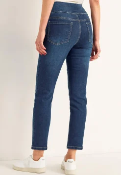 Superkomfortable ankeljeans i denim Elin