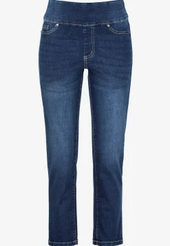 Superkomfortable ankeljeans i denim Elin