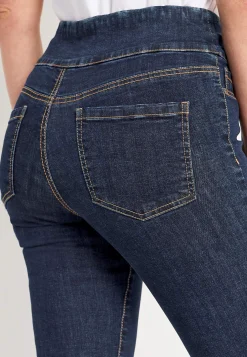 Superkomfortable caprijeggings i denim Elin