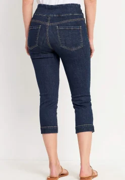 Superkomfortable caprijeggings i denim Elin
