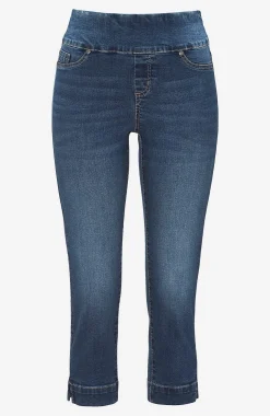 Superkomfortable caprijeggings i denim Elin
