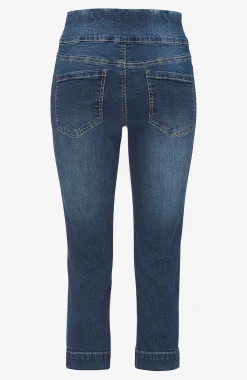 Superkomfortable caprijeggings i denim Elin