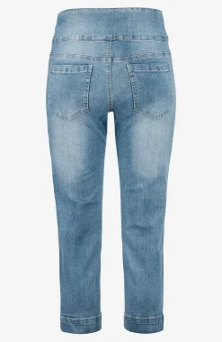 Superkomfortable caprijeggings i denim Elin