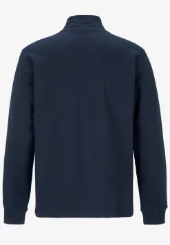 Sweatshirt med lynlås