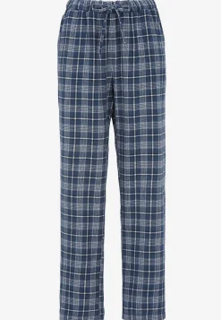 Ternede pyjamasbukser i flonel