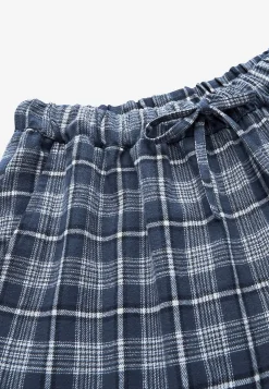 Ternede pyjamasbukser i flonel