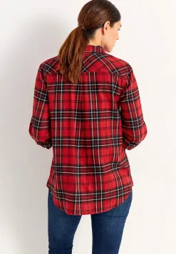 Ternet flonelskjorte