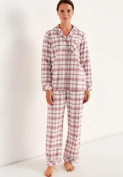 Ternet pyjamas i flonel