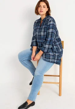 Ternet tunika med krave