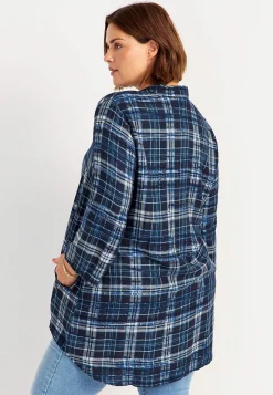 Ternet tunika med krave