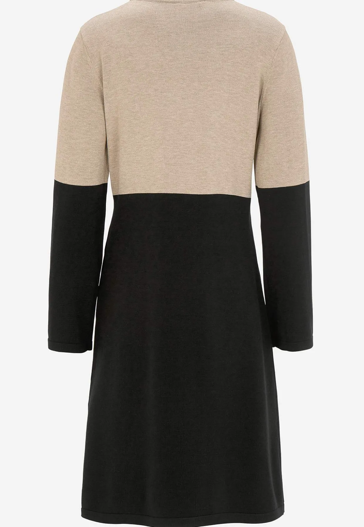 Tofarvet, fintstrikket kjole