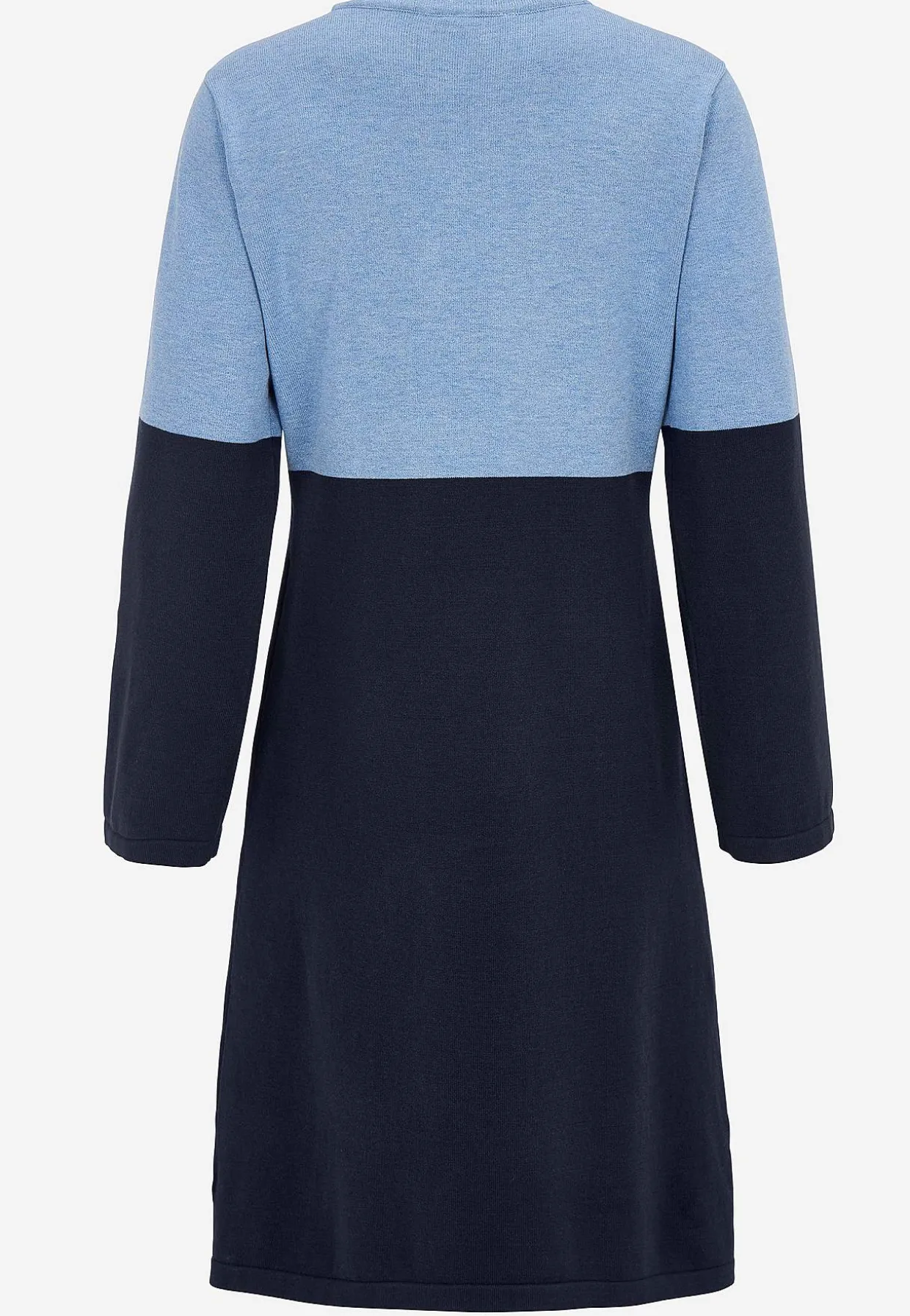 Tofarvet, fintstrikket kjole