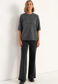 Top Premium i mohair- og uldblanding