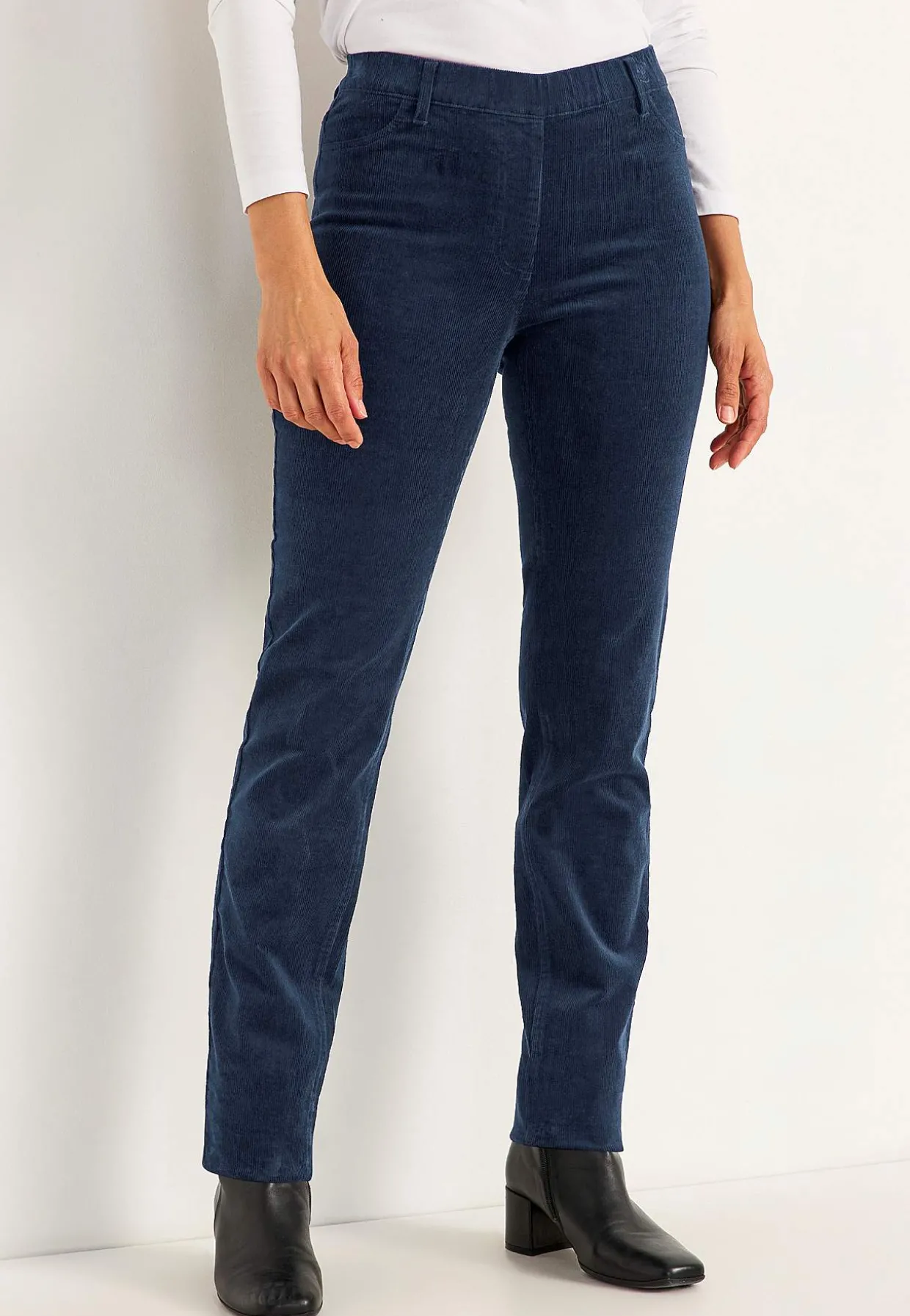 Treggings i kraftig fløjl