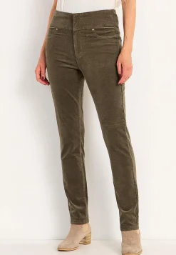 Treggings i kraftig fløjl