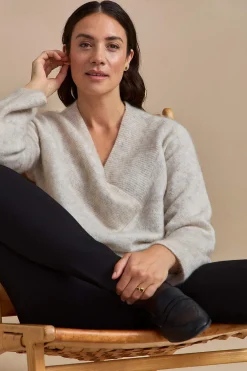 Trøje Premium i mohair- og uldblanding