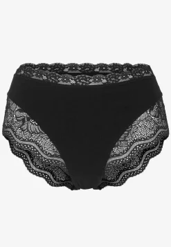 Trusse i bomuld med blondekant 3-pack