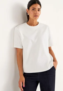 T-shirt i kraftig bomuldsjersey