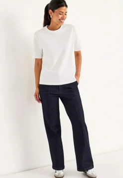 T-shirt i kraftig bomuldsjersey