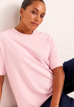 T-shirt i kraftig bomuldsjersey