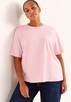 T-shirt i kraftig bomuldsjersey