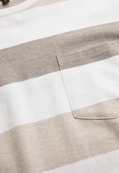 T-shirt med brede striber