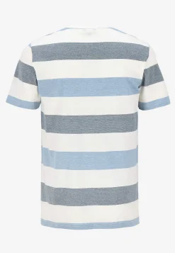 T-shirt med brede striber