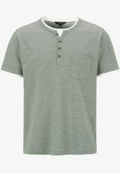 T-shirt med knapstolpe | Cellbes